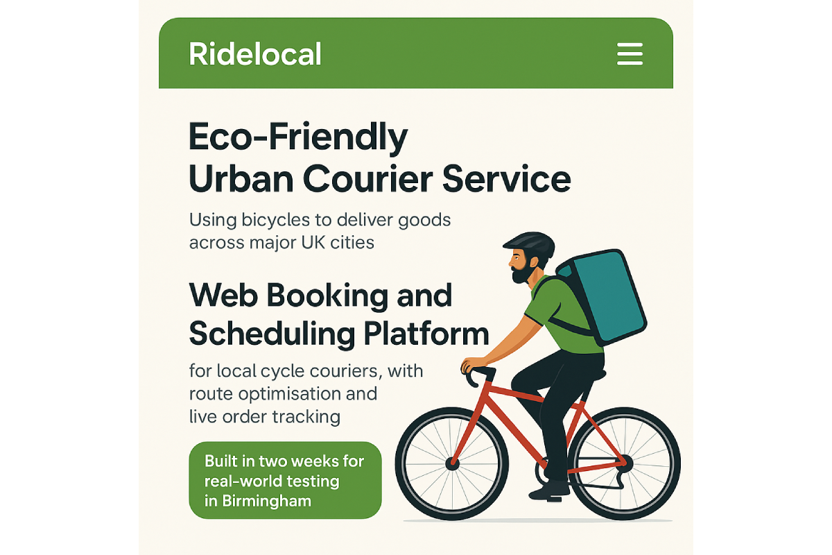 RideLocal main interface
